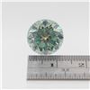 Image 4 : Lab Created Dazzling 7.52 Ct. Mint Green VVS1 Diamond Solitaire