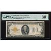 Image 1 : 1928 $100 Gold Certificate PMG 30