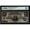 Image 1 : 1908 $10 Tombstone Silver Certificate PMG 12
