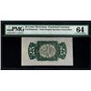 Image 1 : 25 Cent Third Issue Fractional Note PMG 64