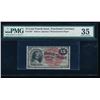 Image 1 : 15 Cent Fourth Issue Fractional Note PMG 35