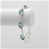 Image 5 : Lab Created Breathtaking Aquamarine 4 piece Jewelry Set