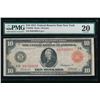 Image 1 : 1914 $10 Red Seal New York Federal Reserve Note PMG 20