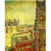 Image 1 : Van Gogh - View Of Paris From Vincents Room In The Rue Lepic