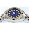 Image 5 : Rolex Ladies 2 Tone Blue Vignette Diamond & Sapphire Datejust Wristwatch