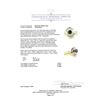Image 5 : 1.37 ctw Sapphire And Diamond Ring And Band - 14KT Yellow Gold