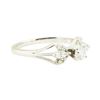 Image 1 : 0.50 ctw Diamond Ring - 18KT White Gold