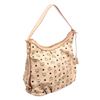 Image 2 : MCM Cream Coated Canvas Visetos Hobo Shoulder Bag