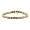 Image 1 : 5.95 ctw Diamond Bracelet - 14KT Yellow Gold