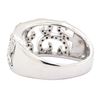 Image 3 : 0.58 ctw Diamond Half-Dome Band - 14KT White Gold