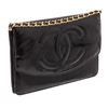 Image 3 : Chanel Vintage Black Patent Leather Timeless WOC Wallet On Chain Bag