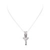 Image 2 : 1.98 ctw Diamond Pendant And Chain - 14KT White Gold