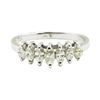 Image 2 : 0.50 ctw Marquise Cut Diamond Ring - 14KT White Gold