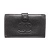 Image 2 : Chanel Black Caviar Leather Timeless French Purse Wallet