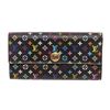 Image 2 : Louis Vuitton Black Multicolore Monogram Sarah Wallet