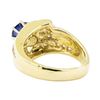 Image 3 : 1.77 ctw Blue Sapphire And Diamond Ring - 14KT Yellow Gold