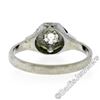 Image 7 : Art Deco 14kt White Gold 0.28 ctw Diamond Solitaire Engagement Ring