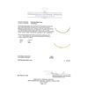 Image 4 : 0.80 ctw Diamond Necklace - 10KT Yellow And White Gold