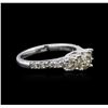 Image 1 : 14KT White Gold 1.30 ctw Diamond Ring