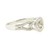 Image 1 : 0.50 ctw Dancing Diamond Ring - Silver