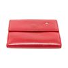 Image 3 : Chanel Red Leather Camellia Compact Wallet