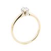 Image 4 : 0.20 ctw Marquise Diamond Solitaire Ring - 14KT Yellow Gold
