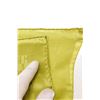 Image 2 : Hermes Green Grand H Faconnee Silk Pocket Square
