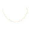 Image 1 : Akoya Pearl Necklace - 14KT Yellow Gold