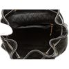 Image 5 : Gucci Vintage Black Suede Leather Bamboo Backpack