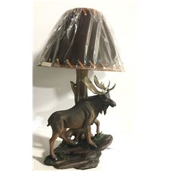 Decorative Lamp - Moose in the woods
