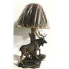 Image 1 : Decorative Lamp - Moose in the woods