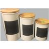 Image 1 : 3 piece ceramic container set