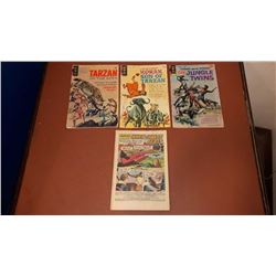 4 piece set of gold key comic books