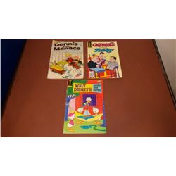 3 set vintage comic book