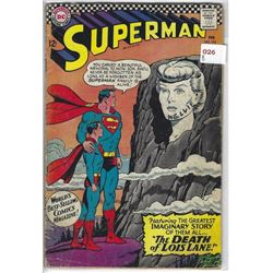 VINTAGE DC "SUPERMAN" COMIC #194 FEB 12 CENTS NELLIE WRITTEN ON LADIES FACE