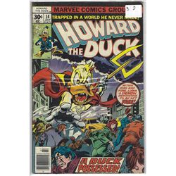"HOWARD THE DUCK" MARVEL COMIC #14 JULY 30 CENTS