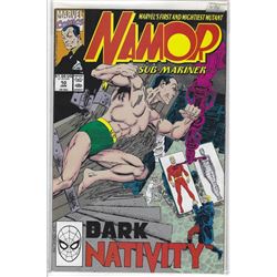 1990 "NAMOR THE SUB MARINER" DC COMIC #10 JAN $1.00 (US) $1.25 (CAN) 60p (UK)