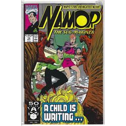 1991 "NAMOR THE SUB-MARINER" MARVEL COMIC #14 MAY $1.00 (US) $1.25 (CAN) 60p (UK)