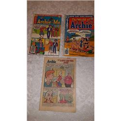 3 Vintage Archie Comics