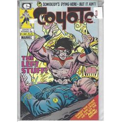 VINTAGE EPIC "COYOTE"  COMIC NOV 1985 #15