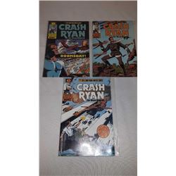 Vintage crash Ryan Comics set of 3 epic comics