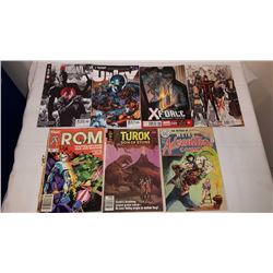 Assorted lot of comics bloodshot Valiant DC goldkey Marvel