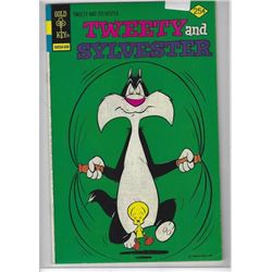 VINTAGE "TWEETY & SYLVESTER" GOLD KEY COMIC 90094-606 - 25 CENTS