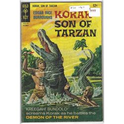 VINTAGE "KORAK SON OF TARZAN" GOLD KEY COMIC 10101-712 DECEMBER 1971 #20 - 12 CENTS