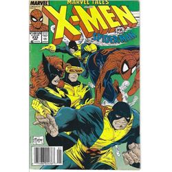 "X-MEN VS SPIDERMAN" MARVEL COMIC #233 JAN $1.00 US     $1.25 CAN