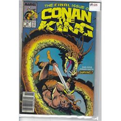 CONAN THE KING MARVEL COMIC #55 NOV THE FINAL ISSUE