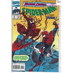 1993 SPIDER-MAN MARVEL COMIC #37 AUG MAXIMUM CARNAGE PART 12 OF 14