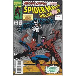 SPIDER-MAN UNLIMITED MARVEL COMIC #2 AUG MAXIMUM CARNAGE - THE AWESOME CONCLUSION