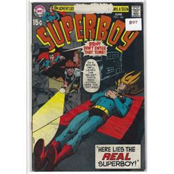 VINTAGE "SUPERBOY" DC COMIC JUNE #166 15 CENTS