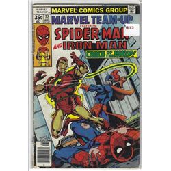 "SPIDERMAN & IRONMAN"  MARVEL COMIC AUG #72 02147 35 CENTS